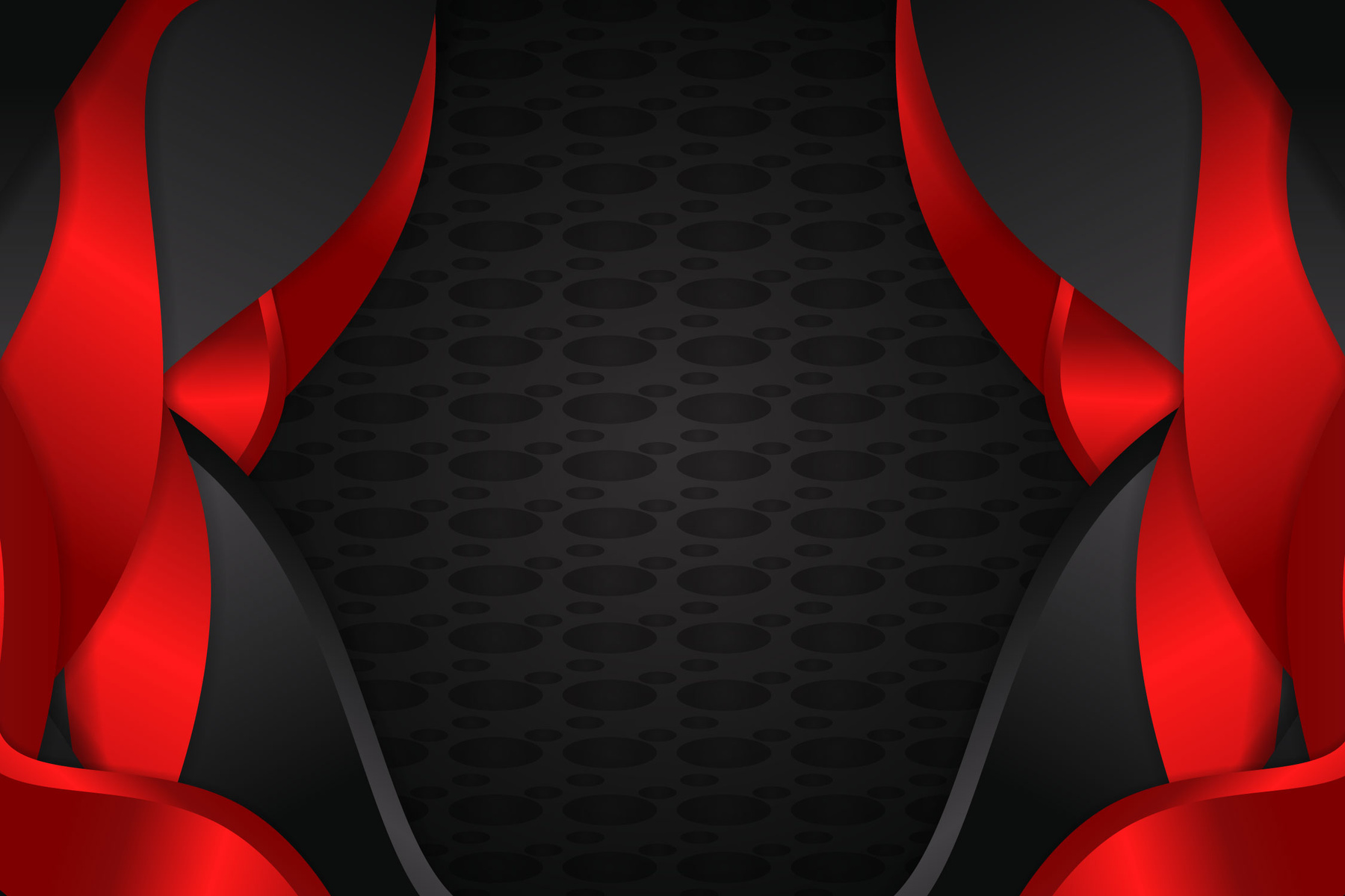 Abstract Fluid Background Black and Red Color